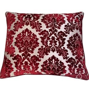 Rodeo Home Luxury Throw Pillow Large Cut Velvet Damask Georgina Down Filled